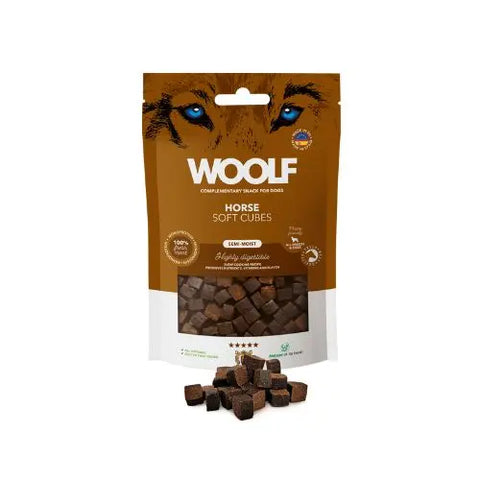 Woolf Cubes Snack Semihúmedo Caballo 100gr