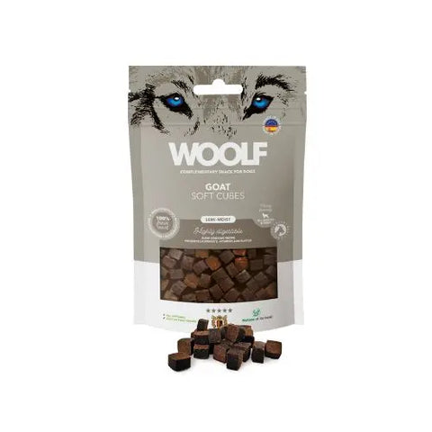 Woolf Cubes Snack Semihúmedo Cabra 100gr LOBITOS