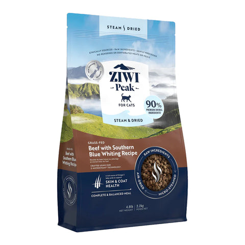 ZiwiPeak Cat Steam&Dried Beef