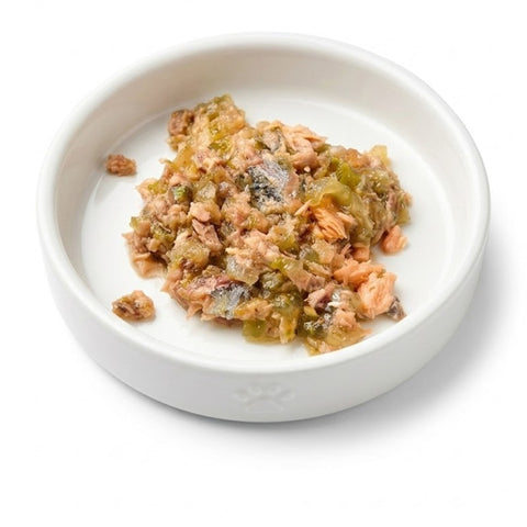 Zen Lux Salmón y Sardina en Gelatina para gatos esterilizados, alimento complementario de 70 g