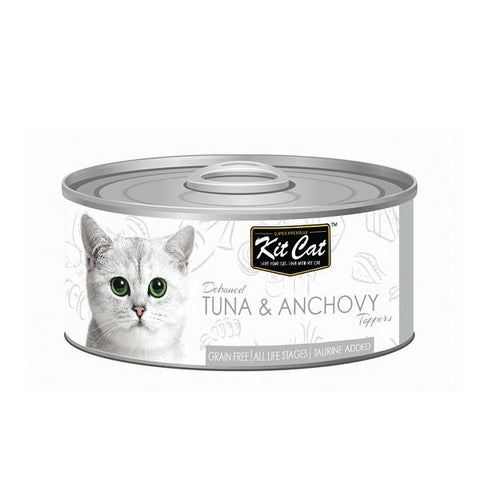 Kit Cat lata Toppers Atún y Anchoa 80g