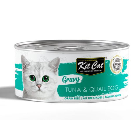 Kit Cat lata Gravy Atún con Huevo de Codorniz 70g