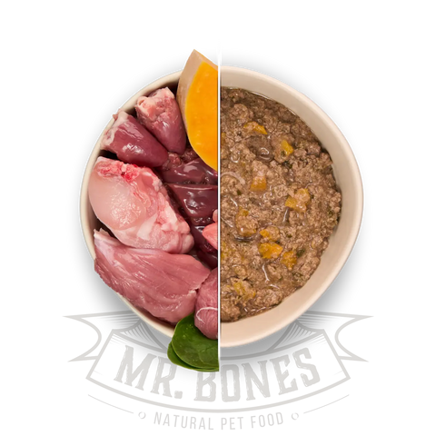 Mr. Bones Comida Cocinada de Conejo con Vegetales 375g