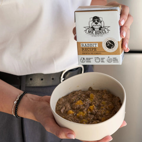 Mr. Bones Comida Cocinada de Conejo con Vegetales 375g