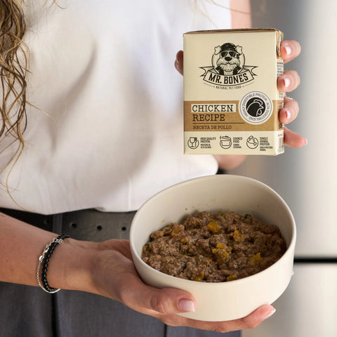 Mr. Bones Comida Cocinada de Pollo con Vegetales 375g