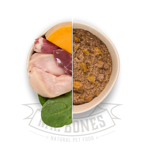 Mr. Bones Comida Cocinada de Pollo con Vegetales 375g