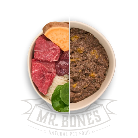 Mr. Bones Comida Cocinada de Ternera con Vegetales 375g