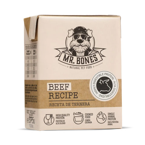 Mr. Bones Comida Cocinada de Ternera con Vegetales 375g