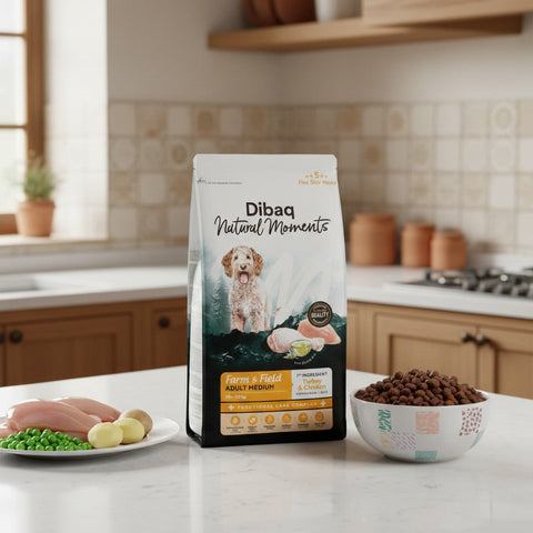 Dibaq Natural Moments 5 Star Adult Medium Pavo y Pollo
