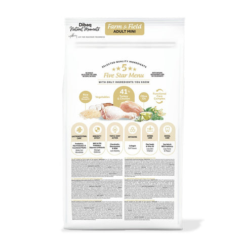 Dibaq Natural Moments 5 Star Adult Mini Pavo y Pollo
