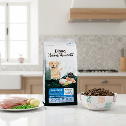Dibaq Natural Moments Cachorro Medium Pavo y Pollo