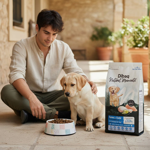 Dibaq Natural Moments Cachorro Medium Pavo y Pollo