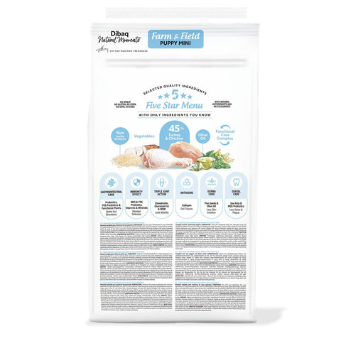Dibaq Natural Moments Cachorro Mini Pavo y Pollo 2kg