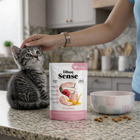 Dibaq Sense Kitten Bocaditos de Pollo 100g