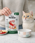 Dibaq Sense Cat Bocaditos de Pavo con Conejo 100g