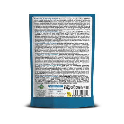 Dibaq Sense Bocaditos en salsa Pollo con Sardinas 100g