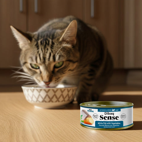 Dibaq Sense Esterilizado Pescado Blanco para Gatos 70g