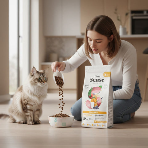 Dibaq Sense Hairball para Gatos sin Cereales