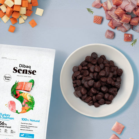 Dibaq Sense Salmón y Pavo Cachorros sin Cereales