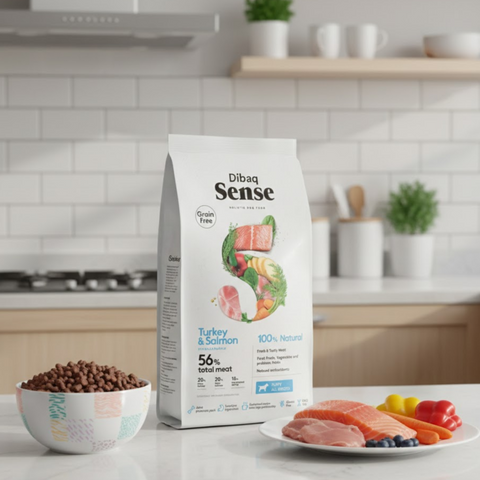 Dibaq Sense Salmón y Pavo Cachorros sin Cereales