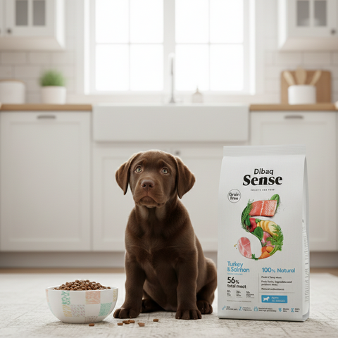 Dibaq Sense Salmón y Pavo Cachorros sin Cereales