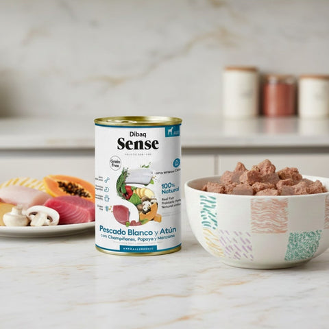 Dibaq Sense Pescado Blanco y Atún sin Cereales 380g