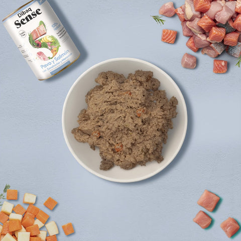 Dibaq Sense Salmón y Pavo Cachorros sin cereales