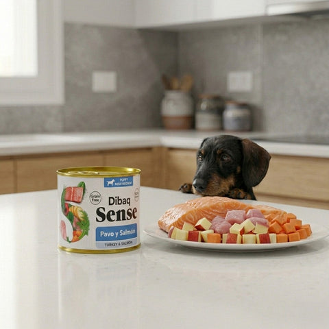 Dibaq Sense Salmón y Pavo Cachorros sin cereales