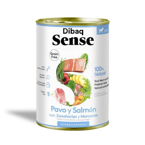 Dibaq Sense Salmón y Pavo Cachorros sin cereales
