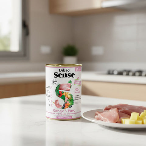 Dibaq Sense Sensitive Conejo y Pavo sin Cereales 380g