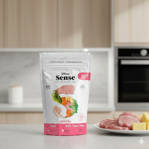 Dibaq Sense Snack Dental Cerdo para Perros 100g