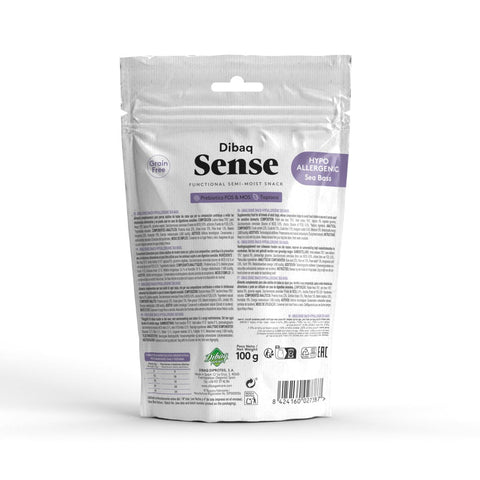 Dibaq Sense Snack Hipoalergénico Lubina 100g