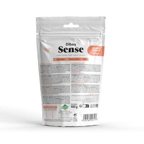 Dibaq Sense Snack Piel Atópica Salmón para Perros 100g