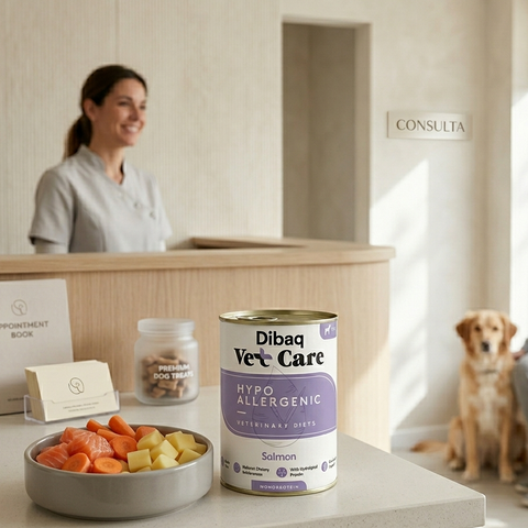 Dibaq Vet Care Hypoallergenic Salmón para Perros 380g