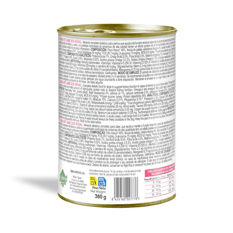 Dibaq Vet Care Renal Pavo para Perros 380g