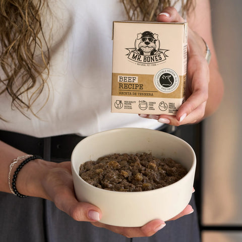Mr. Bones Comida Cocinada de Ternera con Vegetales 375g