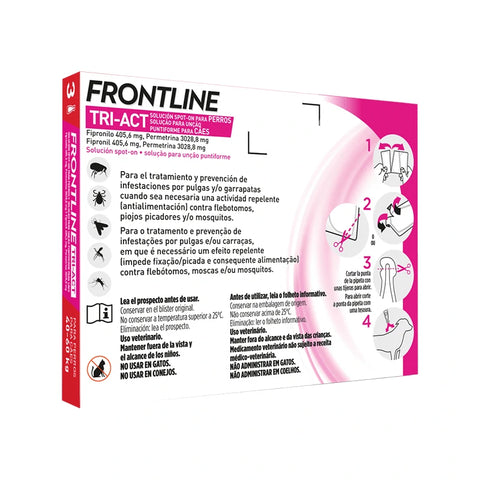 Frontline Tri-Act 40-60kg (3 pipetas)