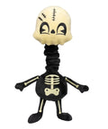 Peluche FuzzYard Jerry Spinefeld con forma de esqueleto negro para perro