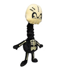Peluche FuzzYard Jerry Spinefeld con forma de esqueleto negro para perro