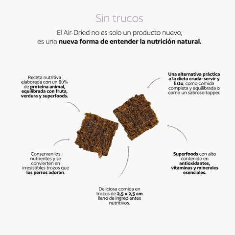 Hobbitalf Air-dried Superfood Adult cat Boquerón&Ternera