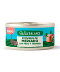 WildBalance Cat Lata Estofado de Mercado con Pavo y Ternera 80g