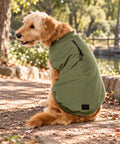 FuzzYard Bomber Jacket Khaki Green Chaqueta Acolchada para Perro – imagen 2