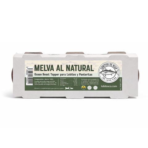 LOBITOS DE MAR -  Melva Cocida al Natural 3x80g