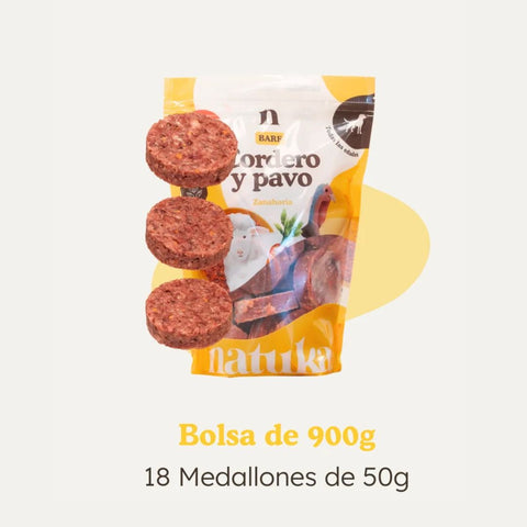 Natuka BARF Menú Cordero y Pavo