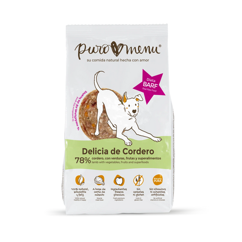 Puromenu BARF "Delicia de Cordero"