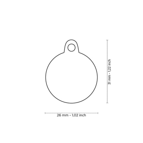 Placa Identificativa MyFamily "Queen Blanco"