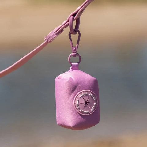 Dukier Porta Bolsas Mauve para Perro