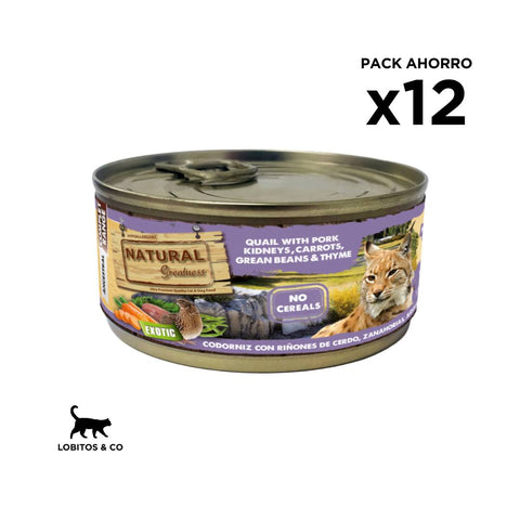 Natural Greatness Cat Codorniz 170g